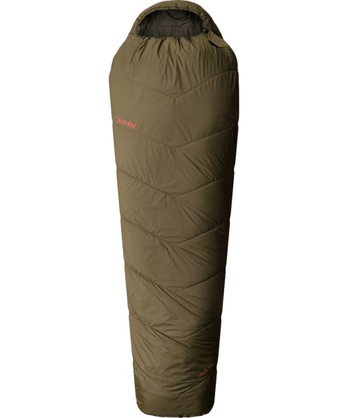 Miegmaišiai : Alpinus Survival miegmaišis 1300 olive dešiniarankiams