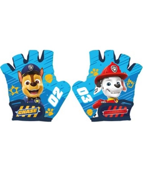 Aksesuarai bei priedai dviračiams : Pirštinės PAW PATROL BOYS, mėlyna