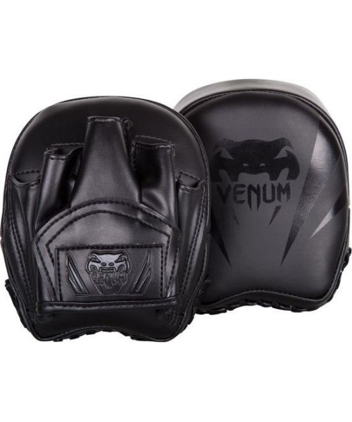 Macaroons and Paws Venum: Venum Elite Mini Focus Mitts - Black/Black
