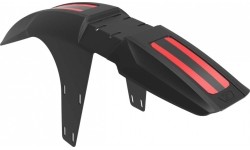 Aksesuarai bei priedai dviračiams : Priekinis skydelis ZEFAL FM30 27,5+-29"+ (juoda/raudona)