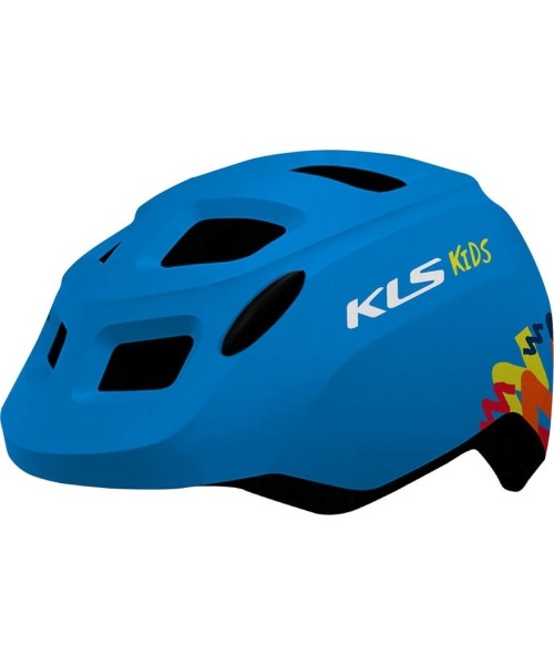 Aksesuarai bei priedai dviračiams : Šalmas KLS Zigzag 022, XS/S 45- 49 cm, (mėlynas)
