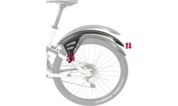 Aksesuarai bei priedai dviračiams : Galinis purvasaugis Zefal MTB Deflector RS75 27,5/29"