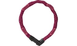 Gloves & Helmets & Accessories Abus: Spyna ABUS Tresor 1385/75 cherry heart (6mm) (violetinė/rožinė)