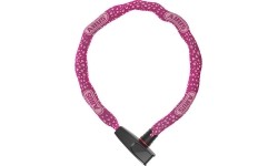 Aksesuarai bei priedai dviračiams Abus: Spyna ABUS 6806K/85 cherry heart (violetinė/rožinė)