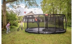 Įleidžiami batutai BERG: BERG SPORTS Ultim Champion FlatGround 330 Green