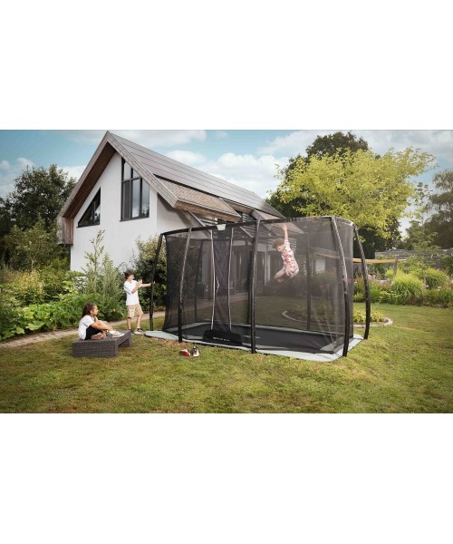 Įleidžiami batutai BERG: BERG Ultim Champion ECO FlatGround 410 + Safety Net DLX XL