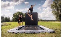 BERG Sports Ultim Pro Bouncer FlatGround batutas 5x5 su AeroWall