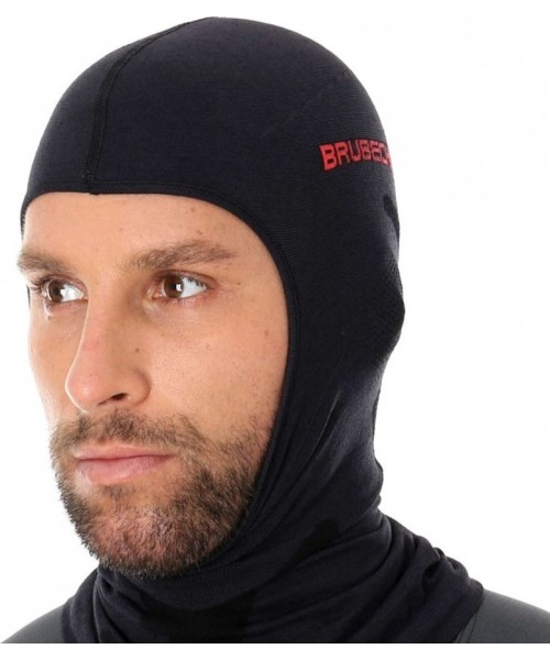 Balaklavos, veido kaukės, kaklo šildytuvai Brubeck: Unisex Balaclava Brubeck Merino KM10370