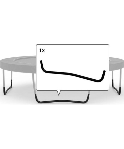 Batutų dalys ir aksesuarai BERG: Champion/Elite - W-Leg 330, (Curved,Black)