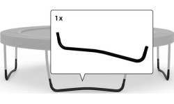 Batutų dalys ir aksesuarai BERG: Champion/Elite - W-Leg 330, (Curved,Black)