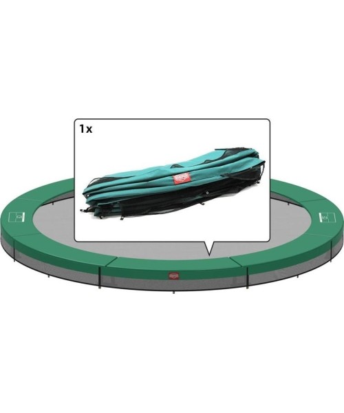 Batutų dalys ir aksesuarai BERG: InGround Favorit - Padding green 380 (12,5ft)
