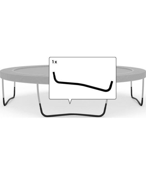 Batutų dalys ir aksesuarai BERG: Champion/Elite - W-Leg 430 + 470 (Curved,Black)