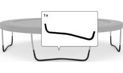 Batutų dalys ir aksesuarai BERG: Champion/Elite - W-Leg 430 + 470 (Curved,Black)