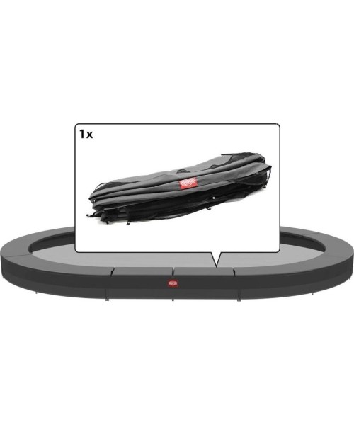 Trampoline Spare Parts BERG: Grand Champion - InGround Padding 520 grey (27cm)