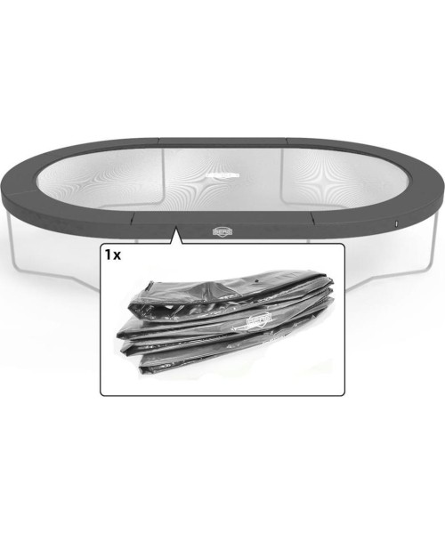 Batutų dalys ir aksesuarai BERG: Grand Elite - Regular Padding 520 grey