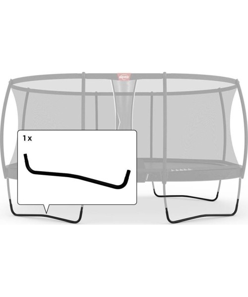 Trampoline Spare Parts BERG: Grand Champion/Elite - W-Leg 520, (Curved,Black)