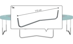 Trampoline Spare Parts BERG: Favorit - W-Leg 430 (172 cm)