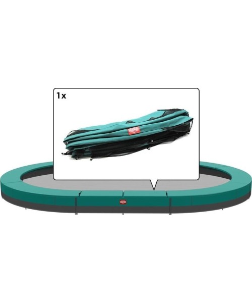 Trampoline Spare Parts BERG: Grand Champion - InGround Padding 350 green (27cm)