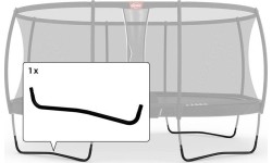 Batutų dalys ir aksesuarai BERG: Grand Champion - W-Leg 350, (Curved,Black)