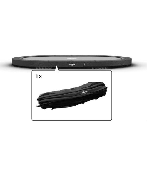 Trampoline Spare Parts BERG: Grand Champion - InGround Padding 470 Grey (22cm)