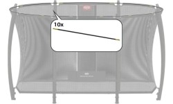Apsauginio tinklo stovo vamzdžių komplektas Ultim Safety Net Deluxe 330 (.00/.01)