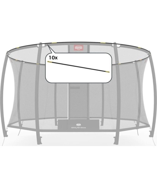 Trampoline Spare Parts BERG: Grand Safety Net Deluxe - Set Tent Tubes 350
