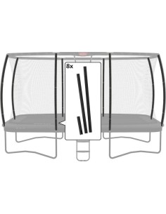 Apsauginis tinklas Ultim Safety Net DLX XL – putplasčio komplektas