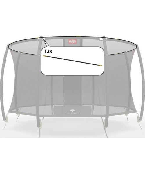 Batutų dalys ir aksesuarai BERG: Safety Net T-series - Tent tubes 430 (14ft)