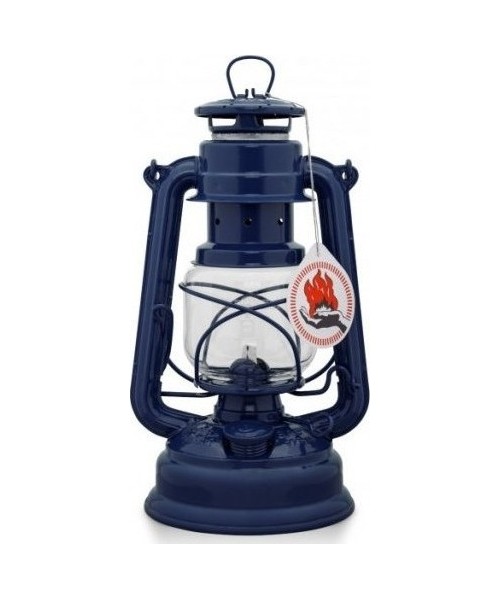 Stovyklavimo žibintai : Žibalinis lauko žibintas Feuerhand Hurricane įvairių spalvų, Spalva Cobalt Blue