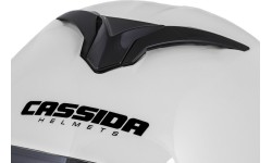 Modular Helmets Cassida: Motorcycle Helmet Cassida Compress 2.0 Refraction White/Black/Fluo Yellow P/J