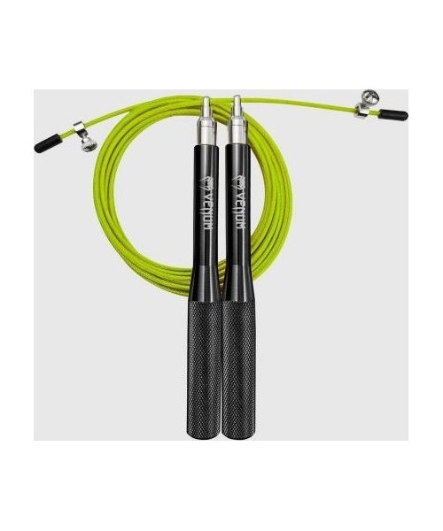 Jumping Ropes Venum: Šokdynė Venum Thunder Evo, juoda/geltona, 3m