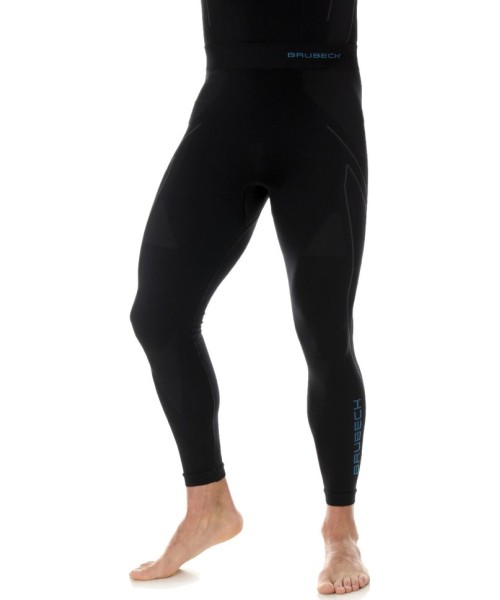 Kelnės ir šortai Brubeck: Brubeck Kelnės Vyrams Thermo Black