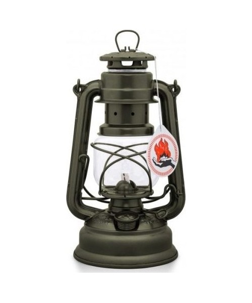 Camping Lamps : Žibalinis lauko žibintas Feuerhand Hurricane įvairių spalvų, Spalva Olive