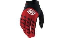 Vyriškos motokroso pirštinės 100%: Motocross Gloves 100% Airmatic Red/Black