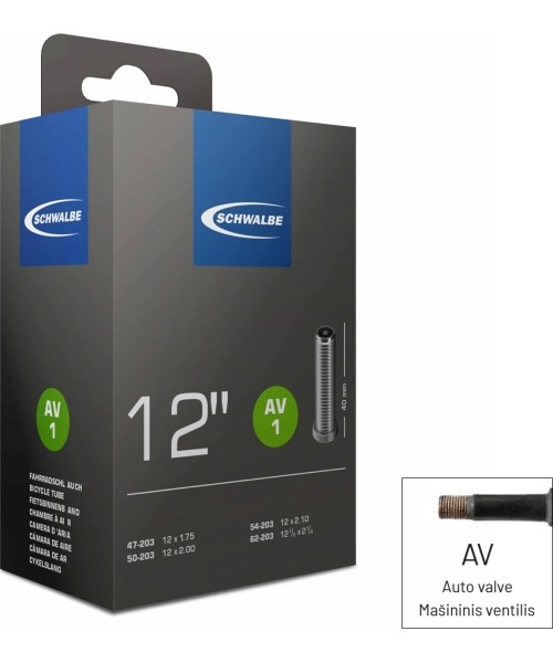 Gloves & Helmets & Accessories : Kamera Schwalbe 12X1/2X2.1/4 AV40