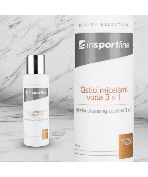 Odos priežiūros kosmetika inSPORTline: Cleansing micellar water inSPORTline 3v1 100 ml