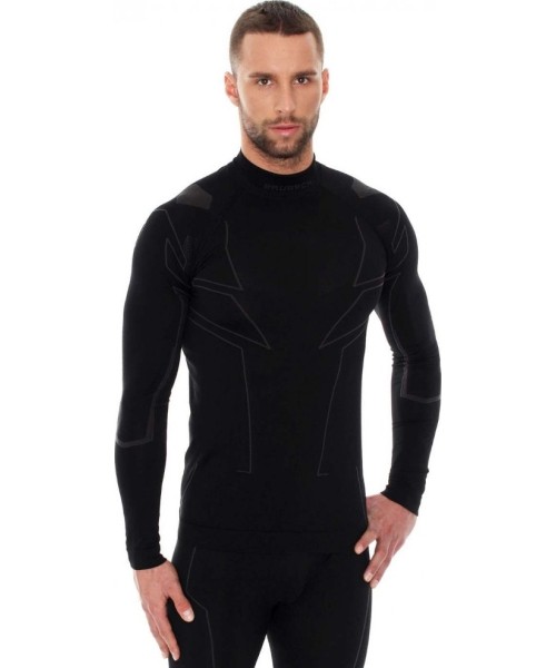 Long-Sleeved Shirts Brubeck: Men’s Thermal Motorcycle T-Shirt Brubeck Cooler LS11800