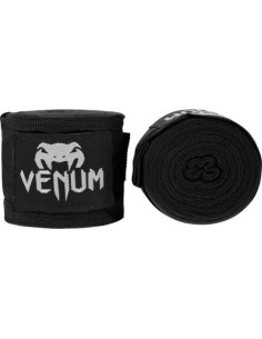 Bokso bintai Venum Kontact, 4,5 m – juodi