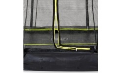 EXIT Silhouette ground trampoline 153x214cm with safety net - black