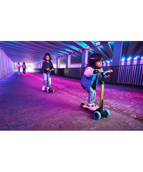 Vaikiški paspirtukai BERG: BERG Nexo Foldable Lights LED-deck Red