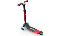 Vaikiški paspirtukai BERG: BERG Nexo Foldable Lights LED-deck Red