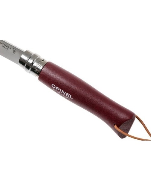 Knife Opinel Colorama 08 Inox Hornbeam With a Strap