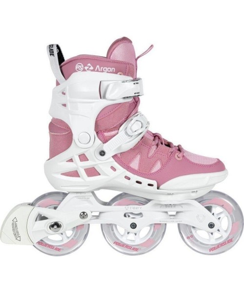 Fiksuoto dydžio riedučiai Powerslide: Riedučiai Powerslide Phuzion Argon Rose 100 Trinity