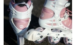 Fiksuoto dydžio riedučiai Powerslide: Riedučiai Powerslide Phuzion Argon Rose 100 Trinity