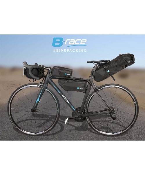 Aksesuarai bei priedai dviračiams : Dviračio krepšys B-Race Bikepacking, 10l