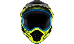 Aksesuarai bei priedai dviračiams : Šalmas FORCE TIGER, L-XL, 59-61cm (juoda/fluorescencinė)