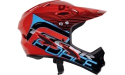 Aksesuarai bei priedai dviračiams : Šalmas FORCE TIGER , L-XL, 59-61cm (raudona)