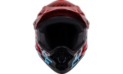 Aksesuarai bei priedai dviračiams : Šalmas FORCE TIGER , L-XL, 59-61cm (raudona)