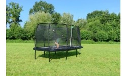 On-ground trampolines Exit: EXIT Allure Classic trampoline 214x366cm - black