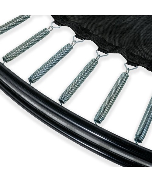 EXIT Dynamic ground level sports trampoline ø427cm - black